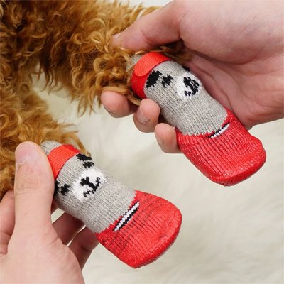 Chaussette-pour-chien-confortable-et-douce