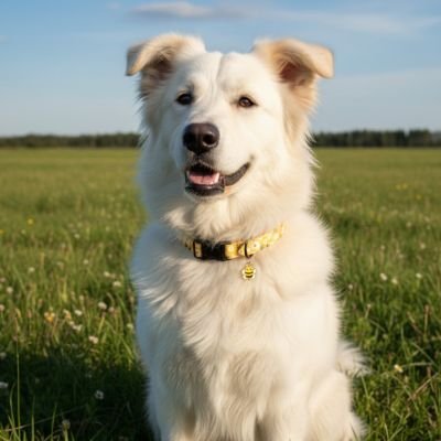 Collier chiot ajustable pendant la croissance