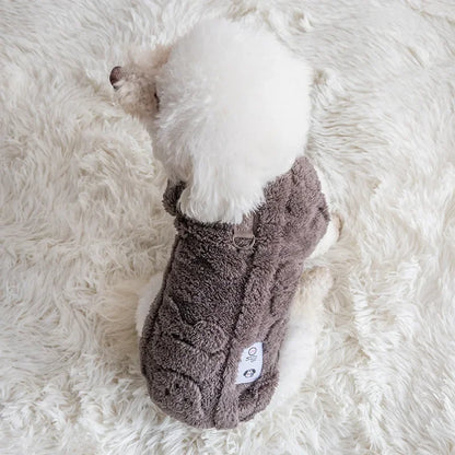 manteau pour chien gris