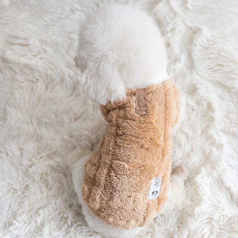 manteau pour chien marron
