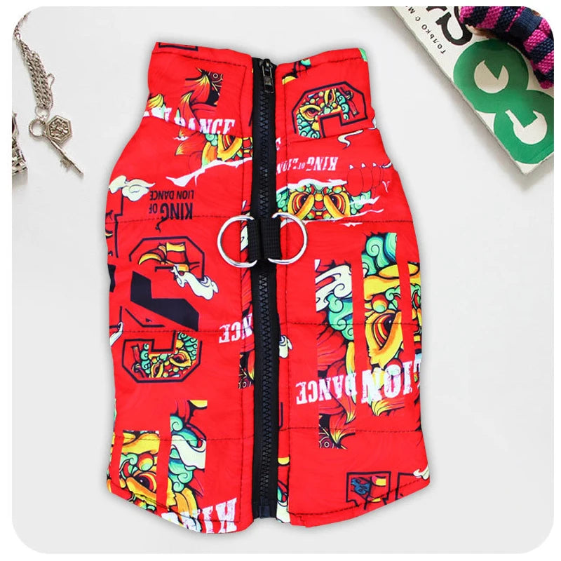 manteau pour chien rouge