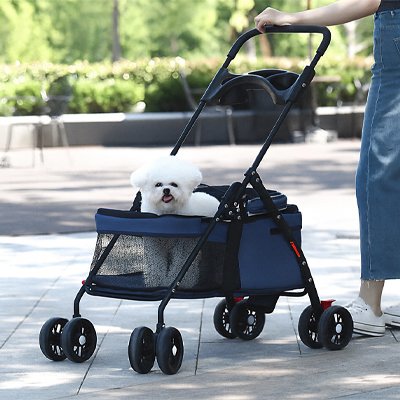 poussette pour chien renforcé